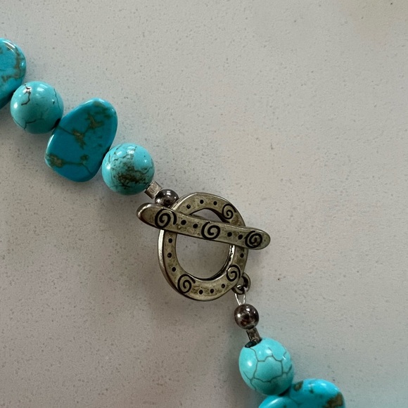 Turquoise necklace 16” - Picture 4 of 6
